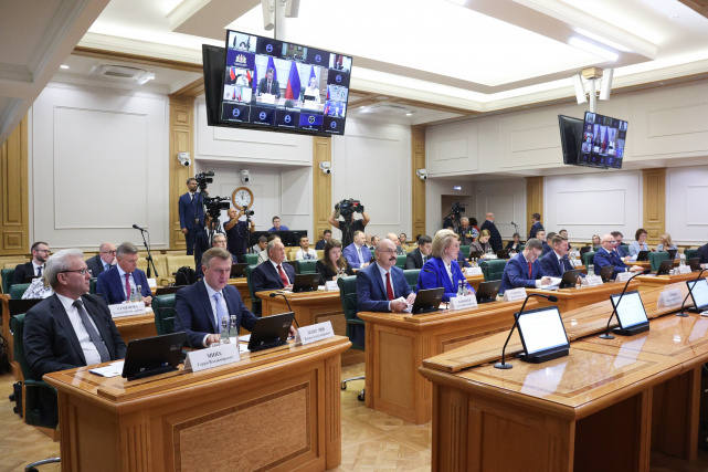 Заседание Президиума Совета законодателей Российской Федерации, фото: Пресс-служба Совета Федерации Заседание Президиума Совета законодателей Российской Федерации, фото: Пресс-служба Совета Федерации